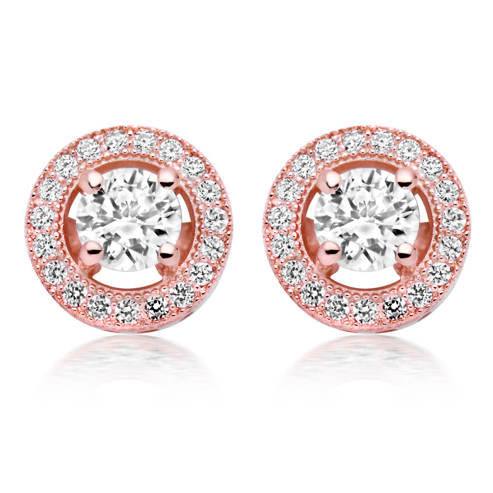 rosegold studs