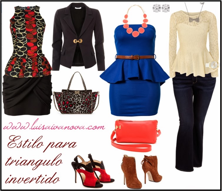 Resultado de imagen de TIPOS DE CUERPO MUJER triangulo invertido